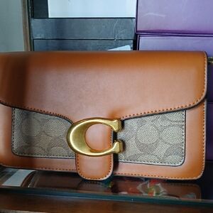 Gold and Tan Clutch/crossboddy